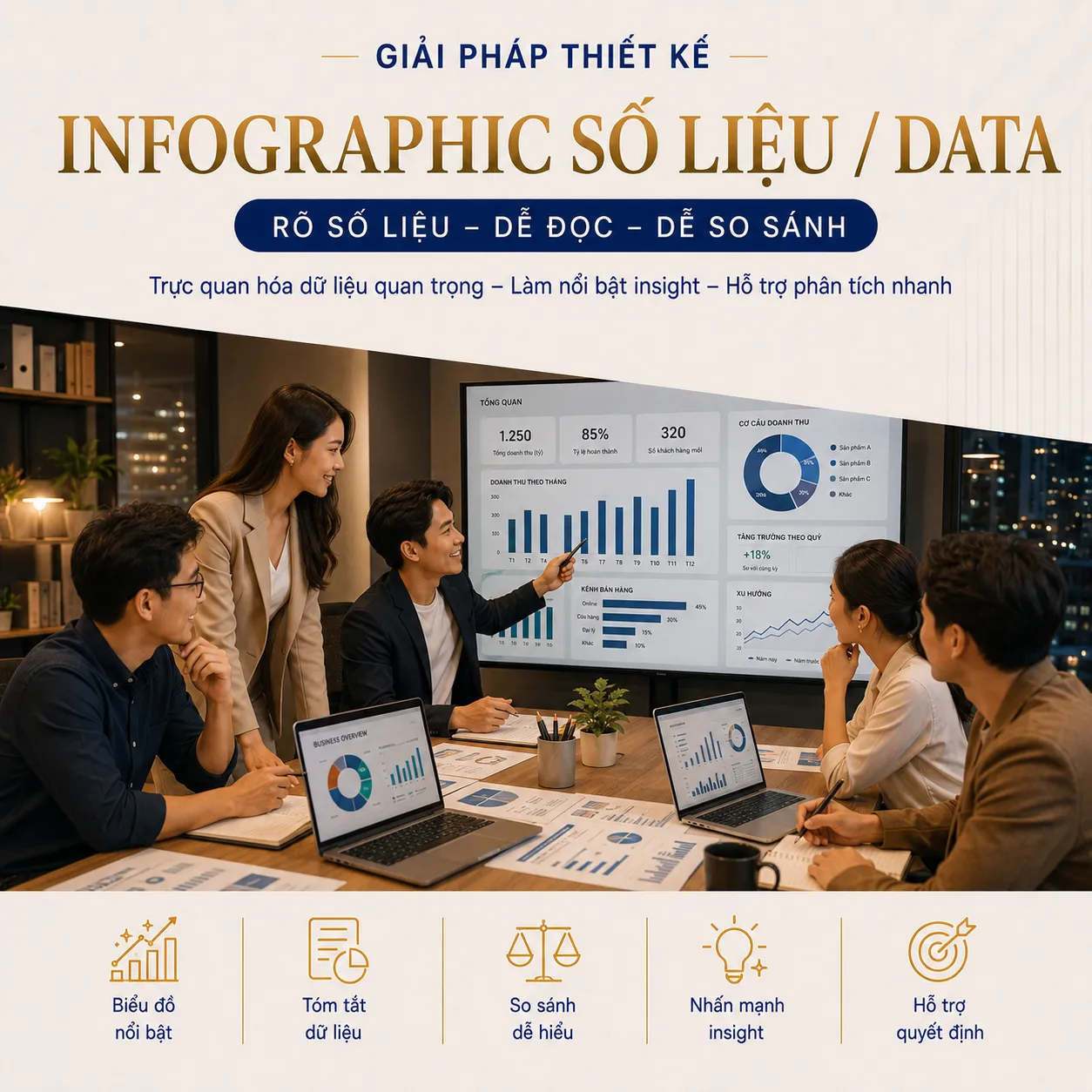 Infographic số liệu, data