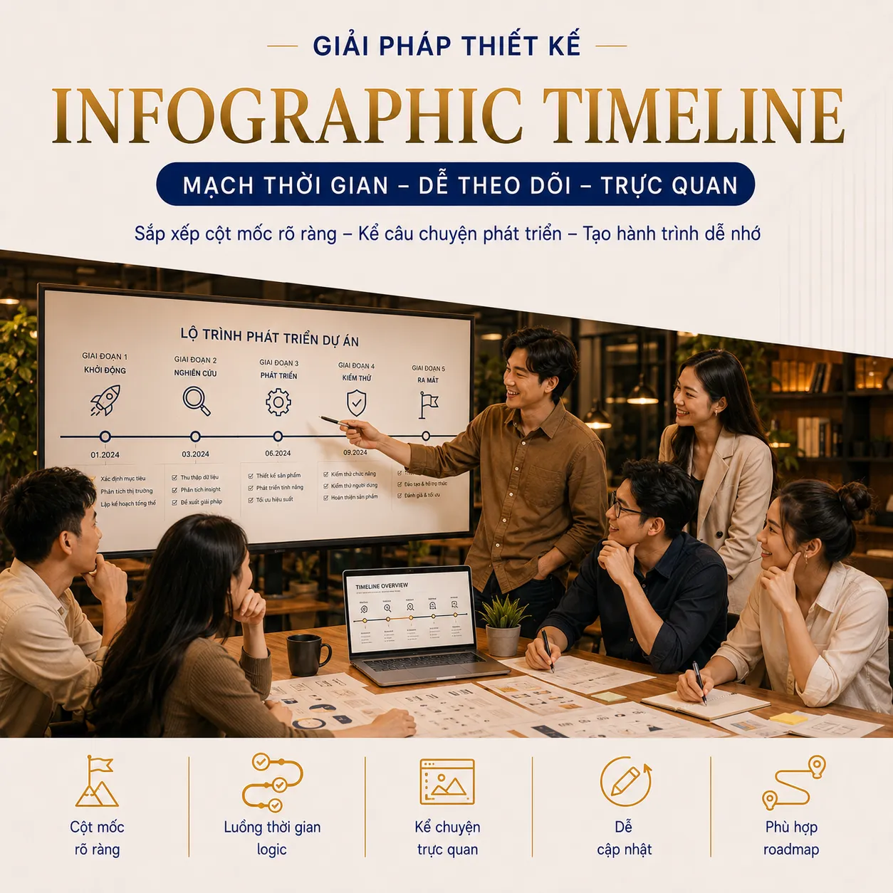 Infographic timeline