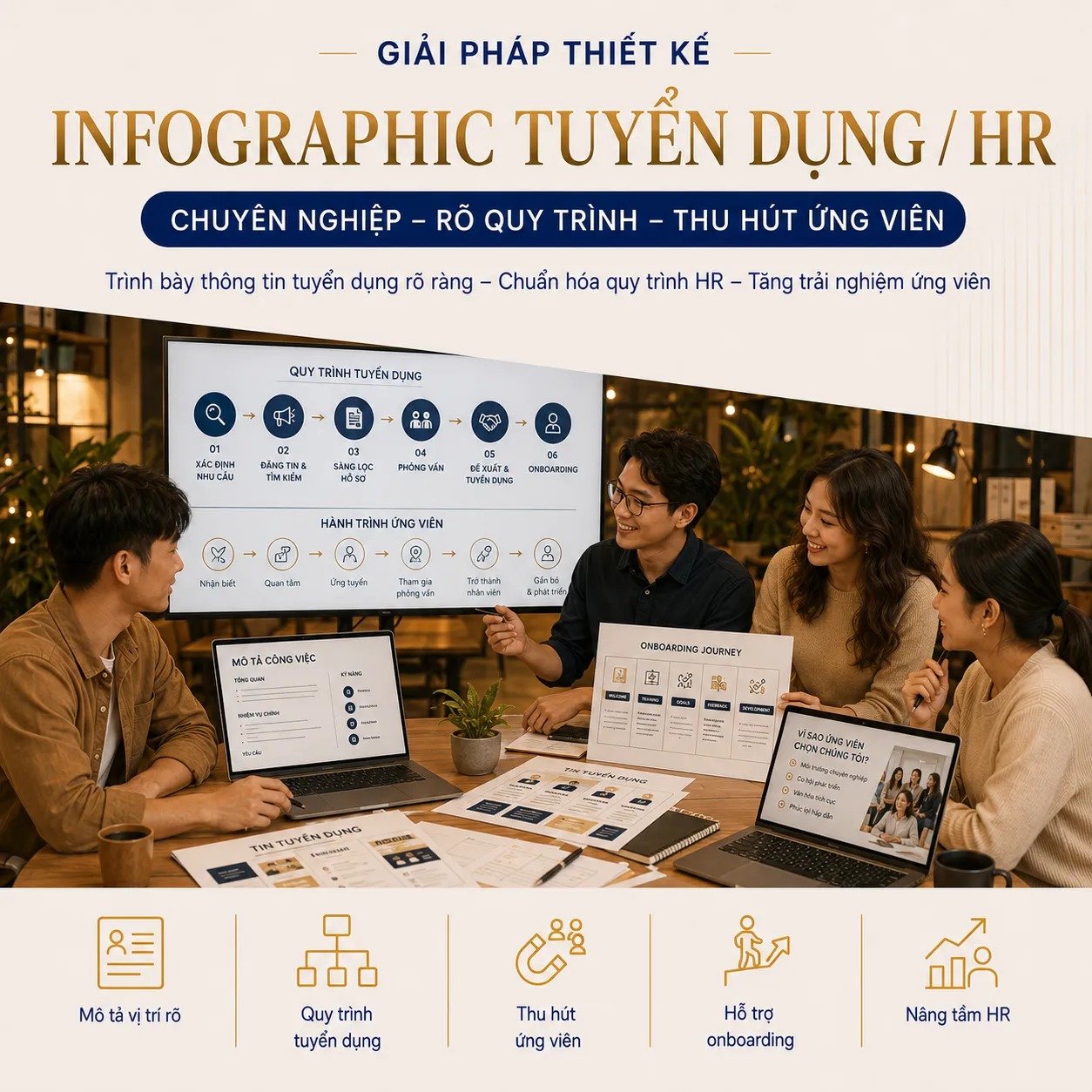 Infographic tuyển dụng HR