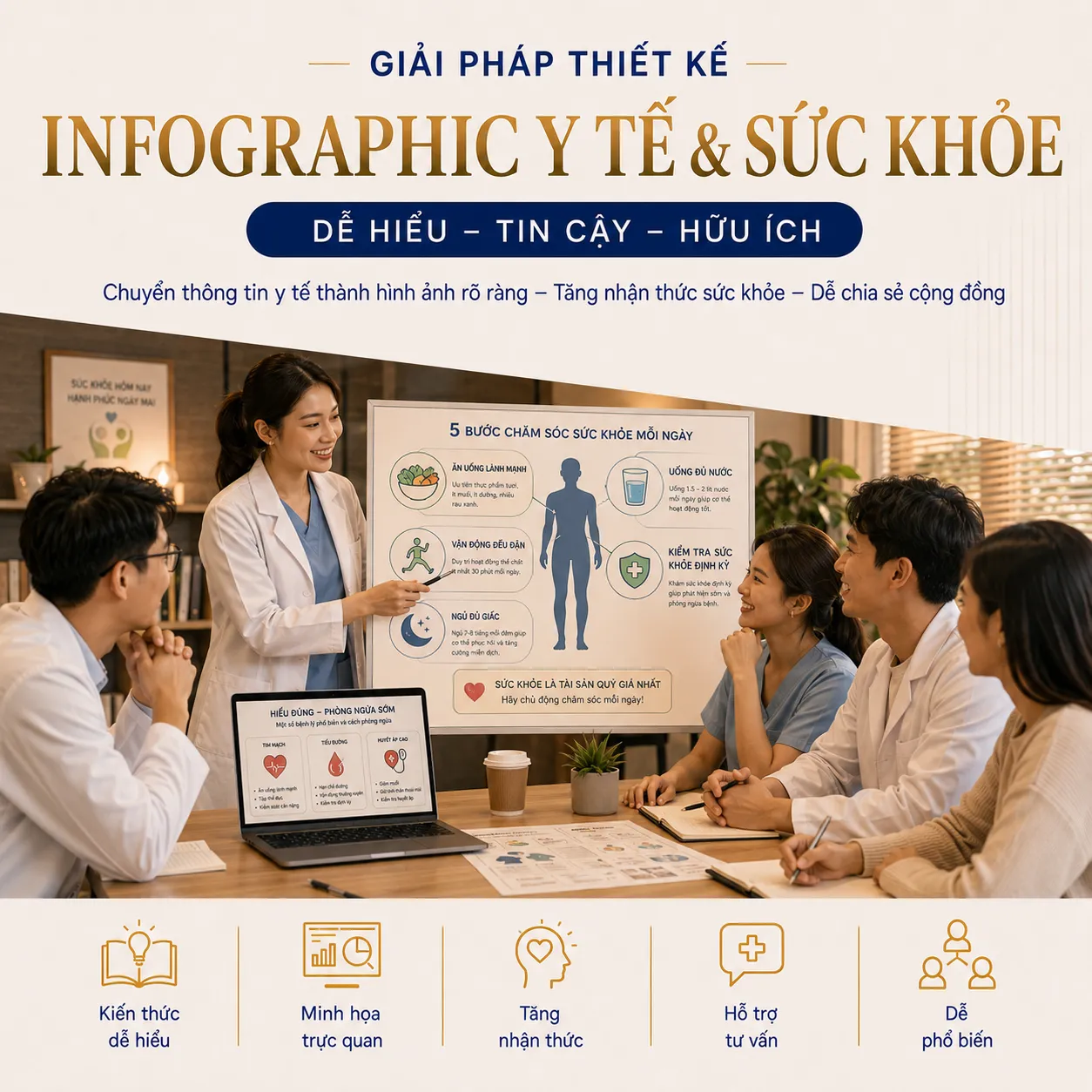 Infographic y tế, sức khỏe