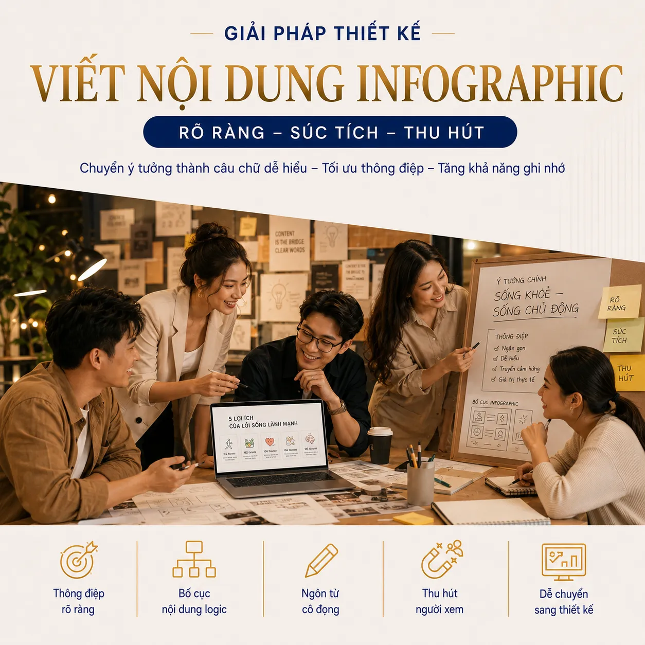Viết nội dung infographic